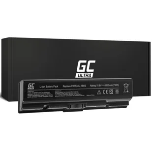 Green Cell Bateria ULTRA PA3534U-1BRS Laptopa Toshiba Satellite A200, A300, A500, L200, L300, L500 (Ogniwa Panasonic, 6800mAh) - Baterie do laptopów Green Cell Bateria ULTRA PA3534U-1BRS Laptopa Toshiba Satellite A200, A300, A500, L200, L300, L500 (Ogniwa Panasonic, 6800mAh) - Baterie do laptopów - miniaturka - grafika 1