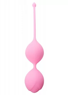 Kulki gejszy - boss of toys Silicone Kegel Balls 36mm 90g Pink - Boss Series - grafika 1