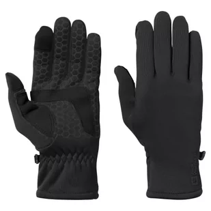 Jack Wolfskin Uniwersalne rękawiczki, uniseks, czarne, M, czarny, M - Rękawiczki - miniaturka - grafika 1