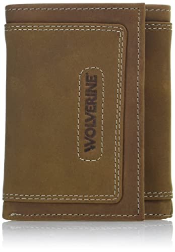 Wolverine Rigger Trifold portfel, brązowy, OS, brązowy, jeden rozmiar