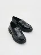 Buciki dla niemowląt - Reserved - Lakierowane loafersy - czarny - miniaturka - grafika 1