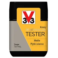 Farby wewnętrzne - V33 Farba Renowacyjna Easy Renowacja Tester taupe 0,075 l - miniaturka - grafika 1