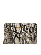 Portfele - Michael Kors Duży Portfel Damski Bryant 32T5AYTD0L Beżowy - miniaturka - grafika 1