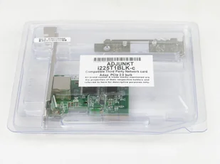 Intel I225-T1 - Internal - Wired - PCI Express - Ethernet - 2500 Mbit/s - Green - Grey I225T1BLK-C - Karty sieciowe - miniaturka - grafika 1