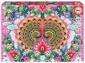 Puzzle - Educa, Puzzle, Kolorowe pawie, Catalina Estrada, 1500 el. - miniaturka - grafika 1