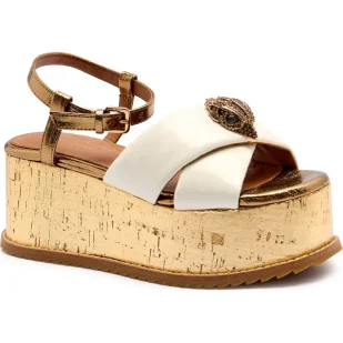 Kurt Geiger Skórzane sandały ORSON - Sandały damskie - miniaturka - grafika 1