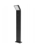 Lampy ogrodowe - Masterled Clark LED H80 lampa stojąca ogrodowa słupek z czujnikiem ruchu grafitowa - miniaturka - grafika 1