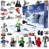 Klocki - Kalendarz Adwentowy Duży Prezent Zestaw Klocków Lego na 24 Dni 320szt - miniaturka - grafika 1