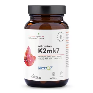 Witamina K2MK7 MenaQ7® 200 μg, kapsułki 90 szt. - Witaminy i minerały - miniaturka - grafika 1