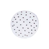 Koszulki jeździeckie - Siatka do włosów HKM Rosegolden Sparkl biała/rose gold - miniaturka - grafika 1