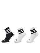 Skarpetki dla dzieci - adidas Zestaw 3 par wysokich skarpet dziecięcych Lk Rib 3Pp So JD1349 Biały - miniaturka - grafika 1