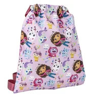 Torby szkolne - GABBY DOLLHOUSE KOCI DOMEK GABI WOREK NA BUTY TORBA DZIEWCZĘCA - miniaturka - grafika 1