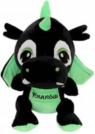 Maskotki i pluszaki - Maskotka Smok dinozaur Kraków czarny - 19cm - miniaturka - grafika 1
