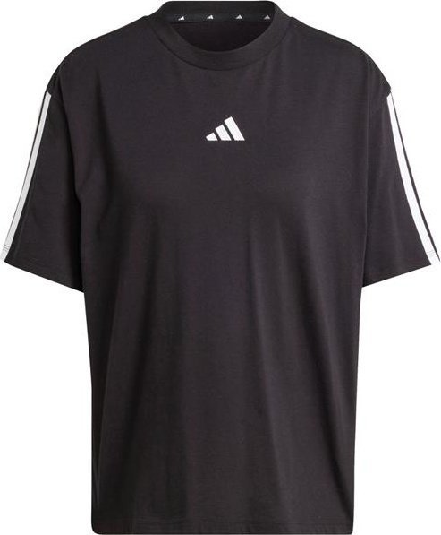 Adidas Koszulka damska adidas Essentials 3-Stripes Boyfriend czarna JC5960 XS