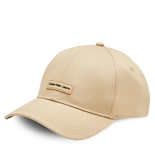 Czapka z daszkiem Calvin Klein Jeans Inst Patch Cap K50K512141 Beżowy - Czapki męskie - miniaturka - grafika 1