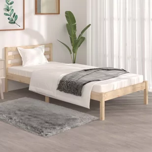 Lumarko Rama łóżka, lite drewno sosnowe, 90x190 cm, 3FT, pojedyncza - Łóżka - miniaturka - grafika 1