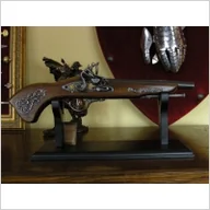 Repliki - broń - ORYGINALNY NIEMIECKI PISTOLET SKAŁKOWY (W112-E) - miniaturka - grafika 1