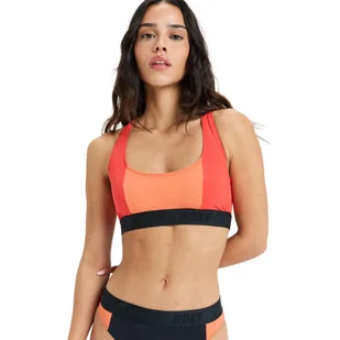 Stanik bikini dla Kobiety ROXY ACTIVE COLORBLOCK Czerwony - Stroje kąpielowe - miniaturka - grafika 1