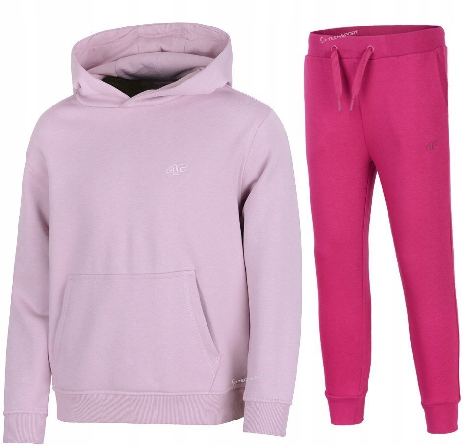 4F OCIEPLANY DZIEWCZÄCY DRES KOMPLET BLUZA SPODNIE / rozm 158