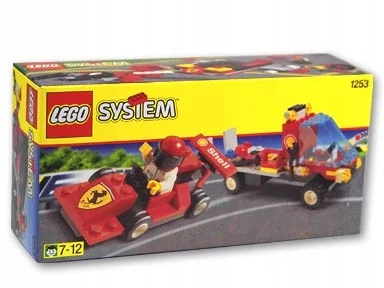 LEGO System City Shell Ferrari 1253 F1 Transporter bolidu MISB 1999