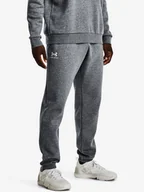 Spodnie sportowe męskie - Męskie spodnie dresowe Under Armour Essential Fleece Jogger-GRY XL - miniaturka - grafika 1
