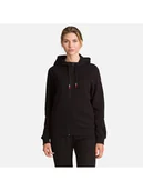 Bluzy damskie - Bluza Rossignol W Logo Sweat Fz Hood Fl czarny S - miniaturka - grafika 1
