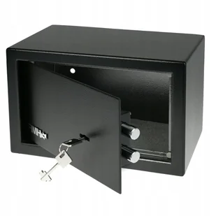 SEJF MEBLOWY| ZAMEK DWUBRODOWY|CZARNY| 31,0 x 20,0 x 20,0 cm| 6kg - Sejfy i kasy pancerne - miniaturka - grafika 1