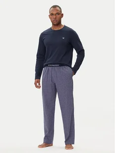 Emporio Armani Underwear Piżama EM000614 AF14998 MB258 Granatowy Regular Fit - Piżamy męskie - miniaturka - grafika 1