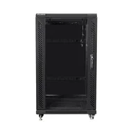 Szafy rack - Lanberg Szafa Rack 19 22U 600x600 FF01-6622-12B stojąca - KONFIGURATOR WYPOSAŻENIA / CZAT NA ŻYWO FF01-6622-12B - miniaturka - grafika 1