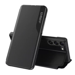 Etui pokrowiec do Samsung S24+ z klapką i podstawką Eco Leather View Case czarne HURTEL - Etui i futerały do telefonów - miniaturka - grafika 1