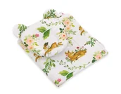 Kołdry i poduszki dla dzieci - Kołderka Z Wypełnieniem I Poduszka Profilowana Miś - Zestaw 2Cz. - W Lesie - miniaturka - grafika 1