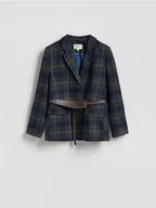 Marynarki i żakiety damskie - Reserved - Marynarka z ozdobnym paskiem - wielobarwny - miniaturka - grafika 1