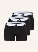Majtki damskie - Adidas Bokserki Active Flex Cotton, 3 Szt. schwarz - adidas - miniaturka - grafika 1
