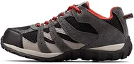 Buty dla chłopców - Columbia Unisex Redmond wodoodporne półbuty dziecięce, Czarny Black Flame, 26 EU - miniaturka - grafika 1