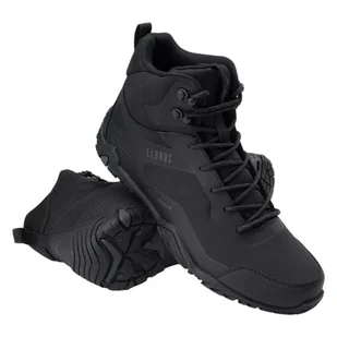 Buty trekkingowe męskie Elbrus Męskie buty trekkingowe Elbrus Jefrey Mid AG czarno-szare rozmiar 46 - Buty trekkingowe męskie - miniaturka - grafika 1