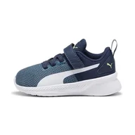 Buty dla dziewczynek - PUMA Flyer Runner V INF, Unisex buty dziecięce, Club Navy-Gray Skies White, 26 EU, Club Navy Gray Skies Puma Biały, 26 EU - miniaturka - grafika 1