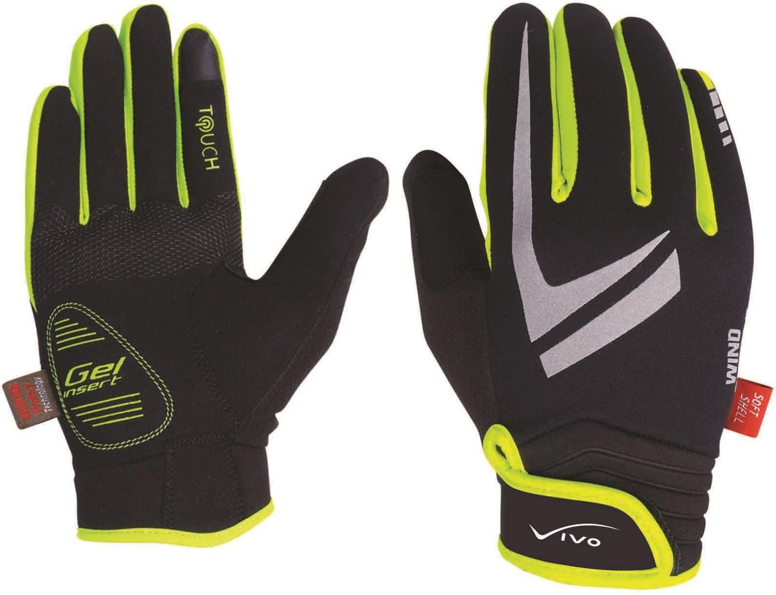 Vivo Rękawiczki rowerowe SB-02-1509D czarno-zielone r. M 4962801