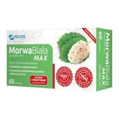 Układ pokarmowy - NEXON PHARMA SP. Z O.O. MorwaBiała MAX 60 tabletek 3179372 - miniaturka - grafika 1