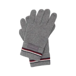 Tommy Hilfiger Rękawiczki CORPORATE KNIT | z dodatkiem wełny - Rękawiczki - miniaturka - grafika 1