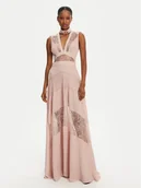 Sukienki - Babylon Sukienka wieczorowa EL0731 Różowy Regular Fit - miniaturka - grafika 1