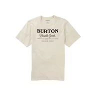 Koszulki męskie - Burton Durable Goods T-shirt męski biały Stout White X-S 20382102100 - miniaturka - grafika 1