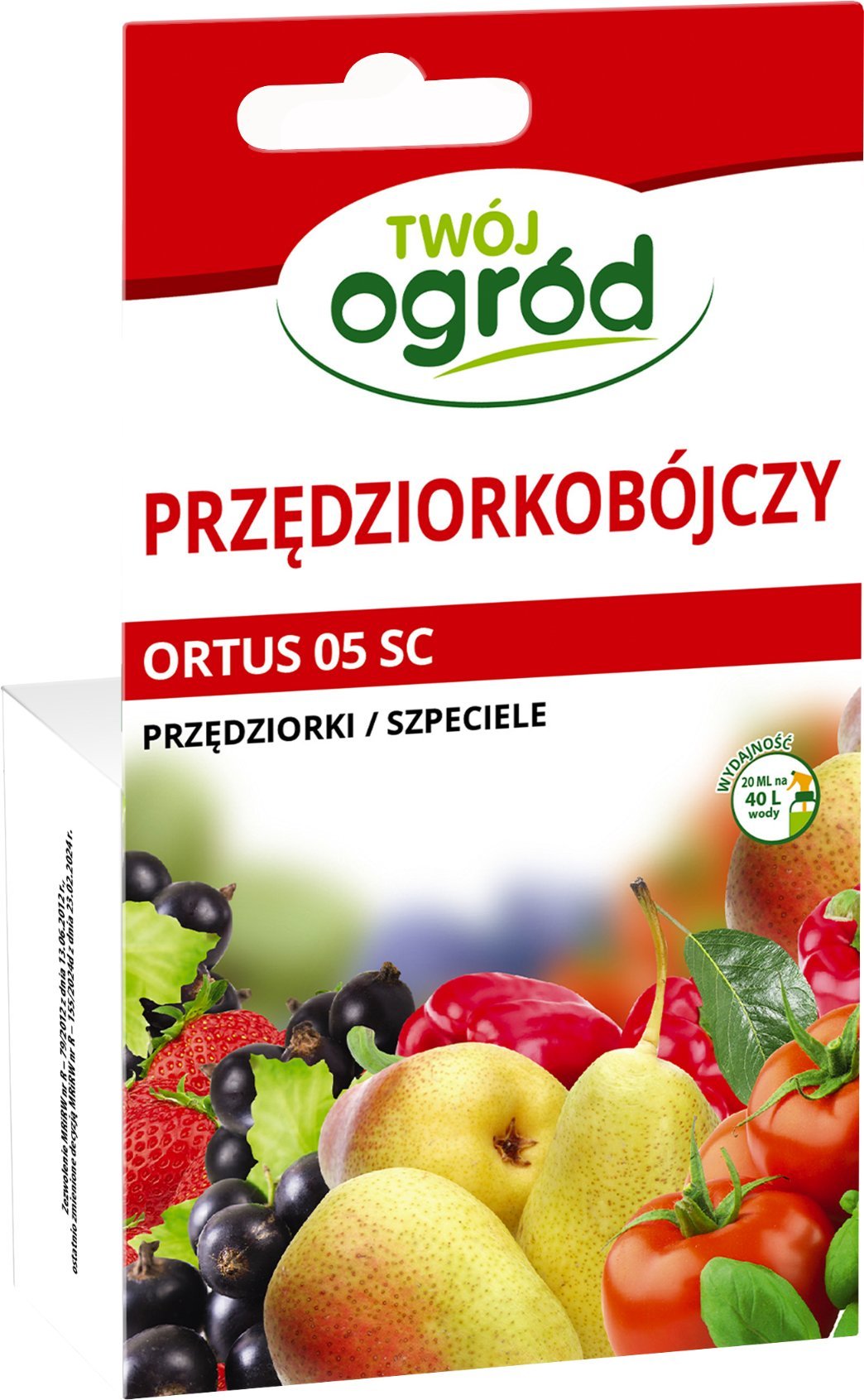 Ortus 05 SC fenpiroksymat Twój Ogród - środek przędziorkobójczy 20ml