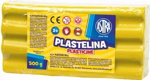 Astra Plastelina 500g żółta - Masy plastyczne - miniaturka - grafika 1
