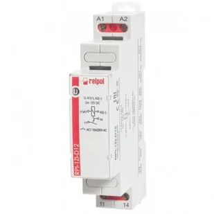 RPI-1ZI-D12 Przekaźnik instalacyjny 1Z, 16A, 12 V DC, AgSnO2 - Sterowniki i przekaźniki - miniaturka - grafika 1
