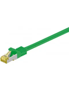 Goobay Patchcord S/FTP, Cat7, PIMF, 3m, zielony 91613 - Kable miedziane - miniaturka - grafika 1