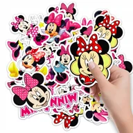 Szkolne artykuły papiernicze - NAKLEJKI NA ZESZYT NALEPKA Z POSTACIAMI MYSZKA MINI MINNIE WZORY 10SZT - miniaturka - grafika 1