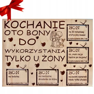 Pomysł Na Prezent dla Żony Męża Chłopaka Dziewczyny prezent świąteczny - Ozdoby bożonarodzeniowe - miniaturka - grafika 1