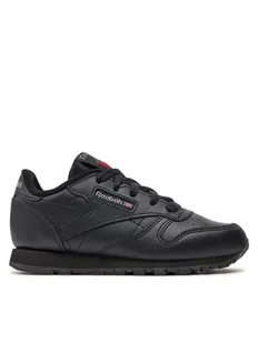 Reebok Sneakersy Classic Leather 50170 Czarny - Buty dla dziewczynek - miniaturka - grafika 1