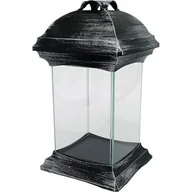 Lampiony i znicze - Znicz kapliczka szklana KAT SZK 1 KW SR/ZŁ srebrny / złoty - miniaturka - grafika 1