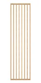 Panele ścienne i boazeria - Ścianka Wolnostojąca Lamelowa 275X58 Cm Dab Naturalny - miniaturka - grafika 1